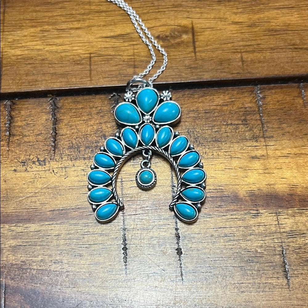 Turquoise Silver Necklace